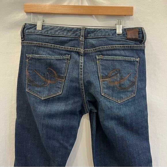 X2 W10 Bootcut Jeans Womens Size 8 Dark Wash Denim Low Waist Simple Country Barn - Picture 4 of 9